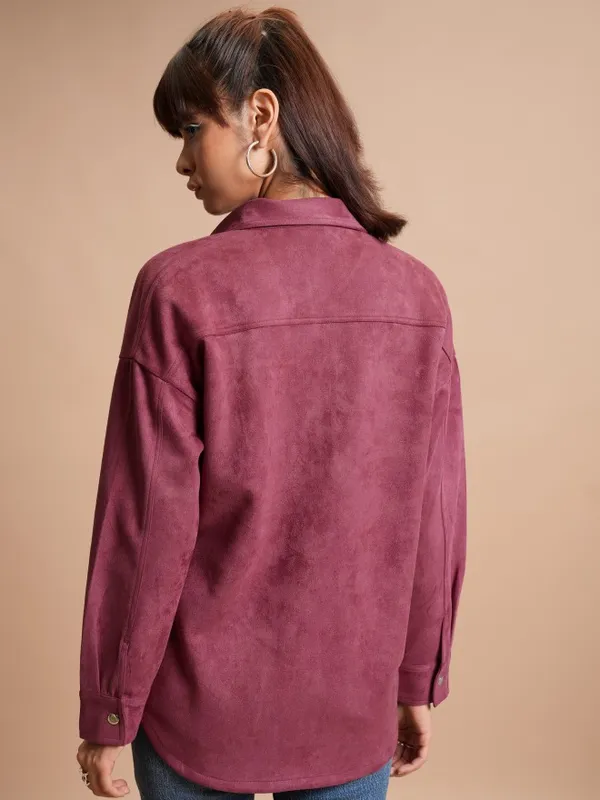  Tokyo Talkies Women Pink Open Front Jacket Jackets
