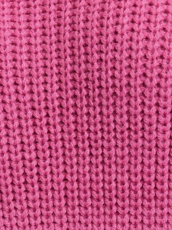  Tokyo Talkies Women Pink Mock Collar Sweaters