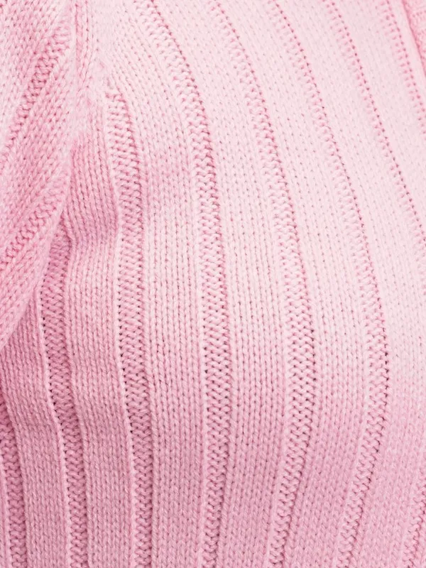  Tokyo Talkies Women Pink Mock Collar Sweaters