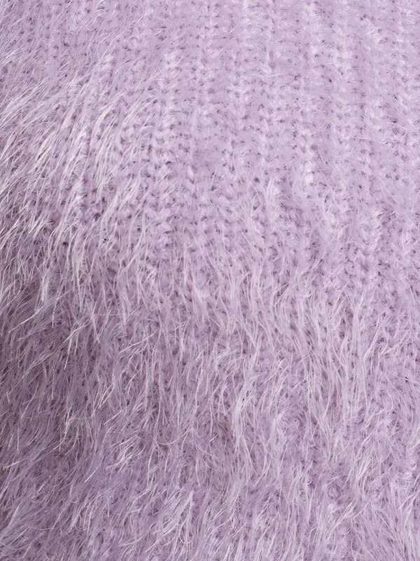  Tokyo Talkies Women Purple Round Neck Sweaters
