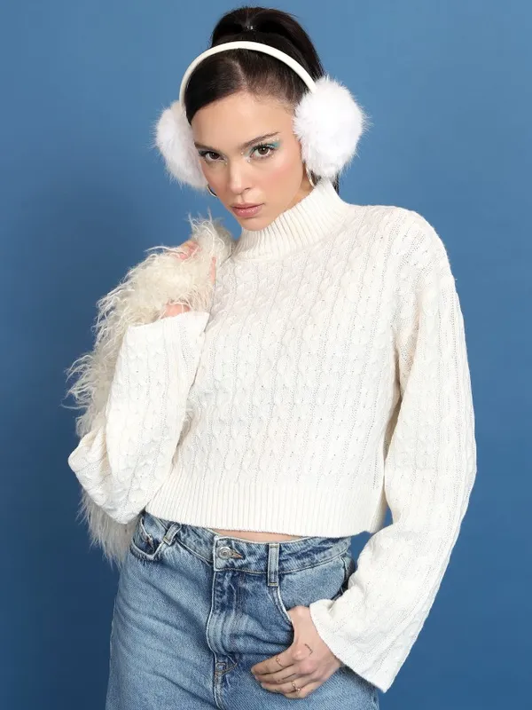 Women Solid Sweater