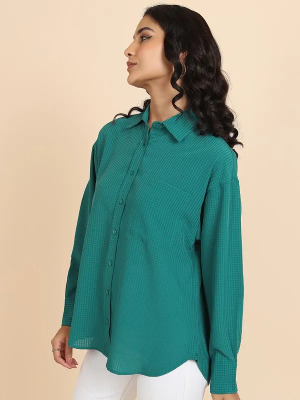Women Checked Casual Shirts
