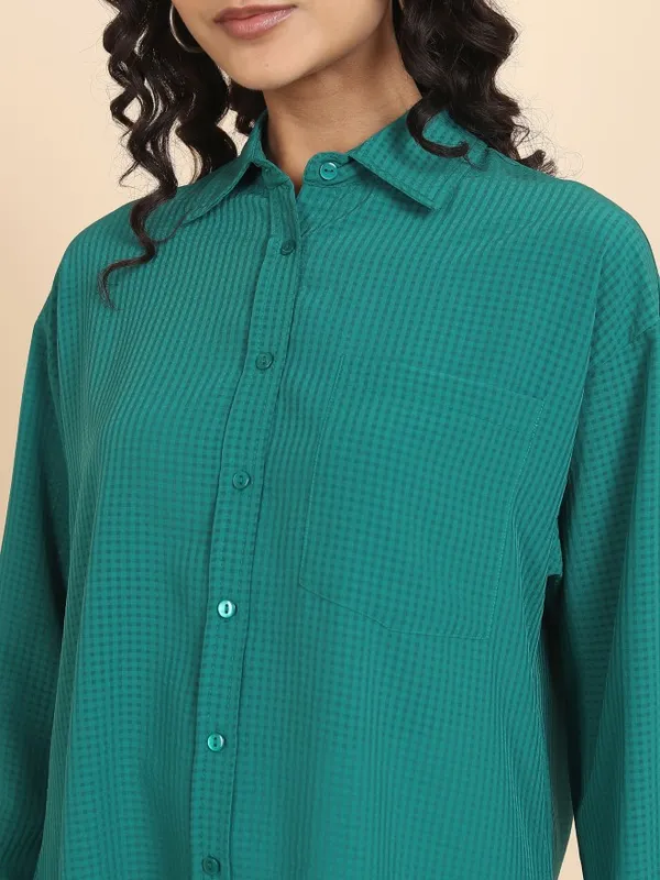 Women Checked Casual Shirts