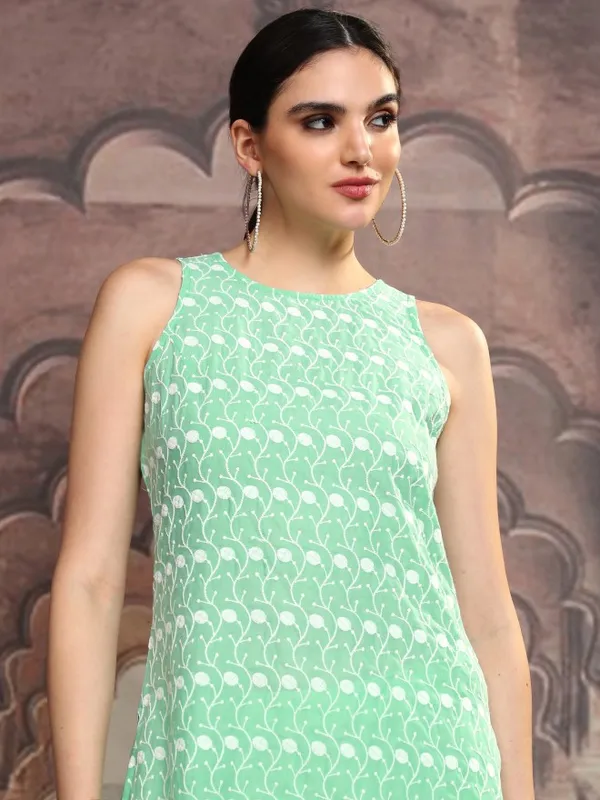 Embroidered Straight Kurta