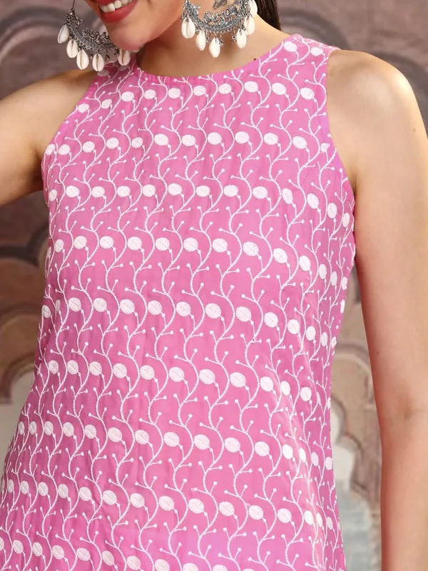 Embroidered Straight Kurta