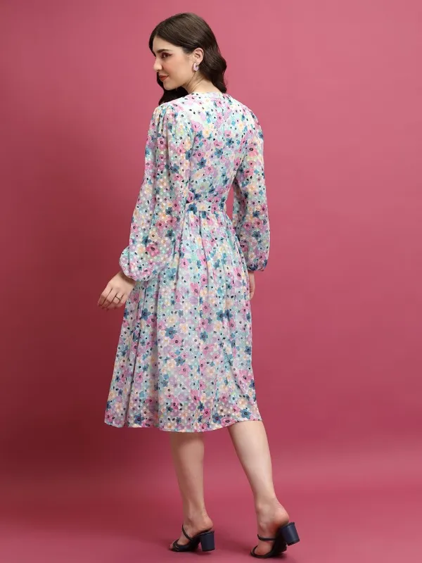 Tokyo Talkies Women Multi Printed A-Line Dress