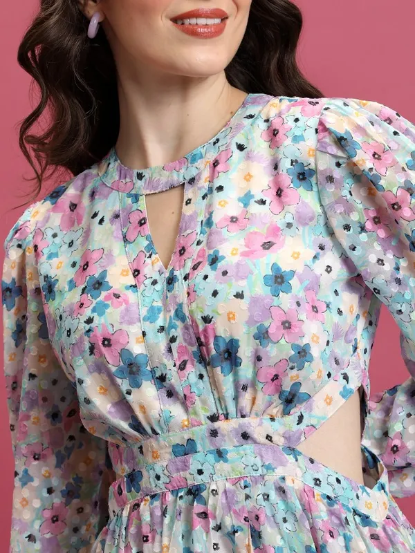 Tokyo Talkies Women Multi Printed A-Line Dress