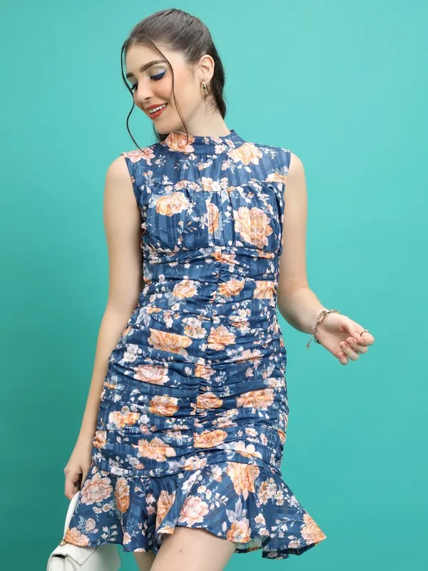 Printed Sheath Dress