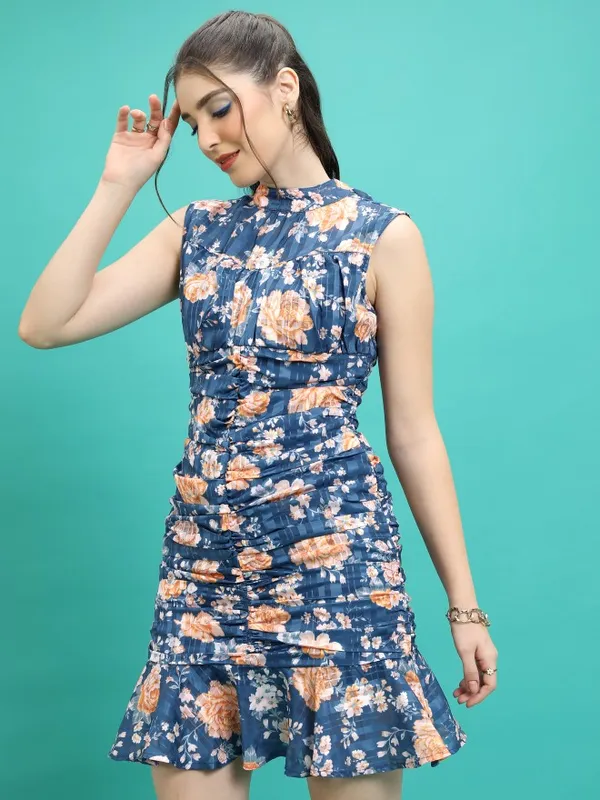 Printed Sheath Dress
