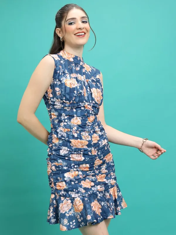 Printed Sheath Dress