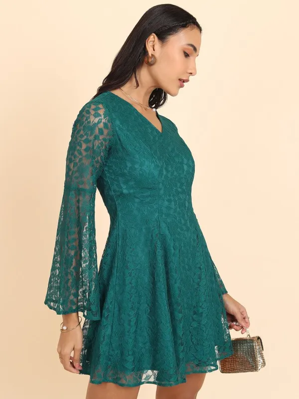 Self Design Fit & Flare Dress