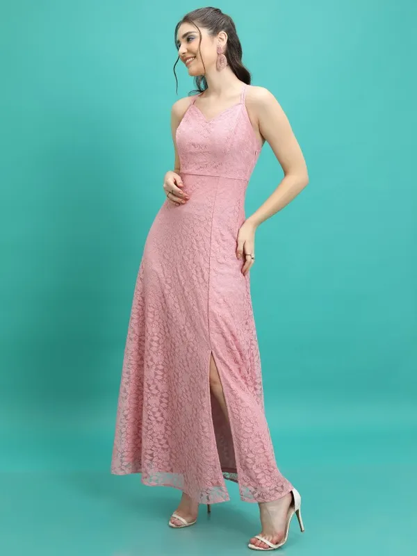 Self Design Maxi Dress