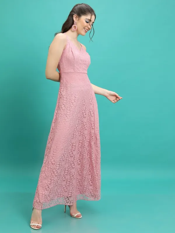 Self Design Maxi Dress