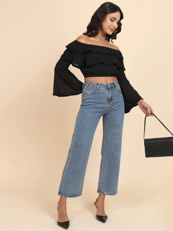 Self Design Bardot Top