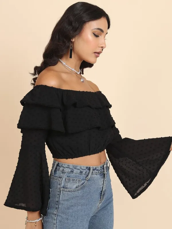 Self Design Bardot Top