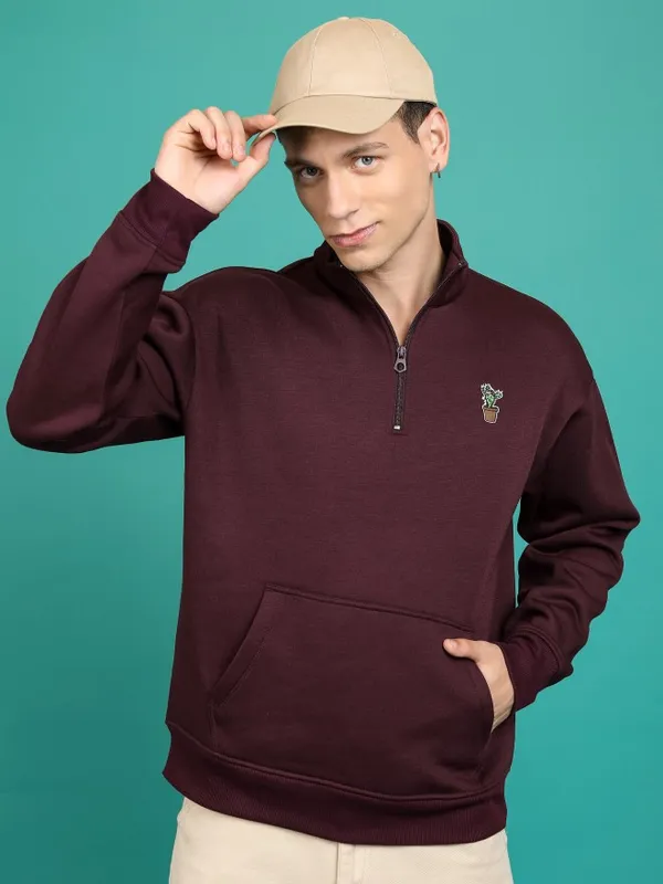 Men Solid Sweatshirts