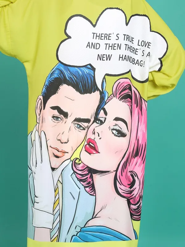 Tokyo Talkies Women Yellow Shirt With Short