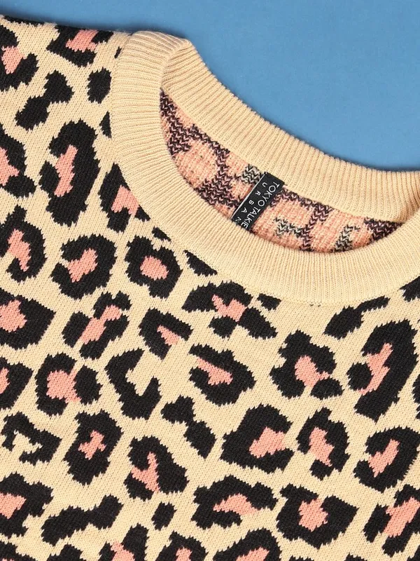  Tokyo Talkies Women Brown Round Neck Sweaters