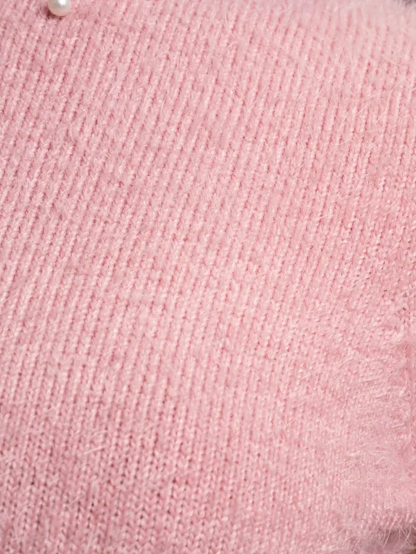  Tokyo Talkies Women Pink Round Neck Sweaters