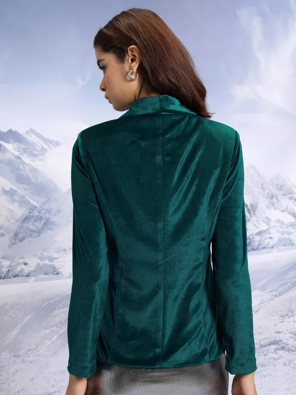 Solid Regular Fit Blazer