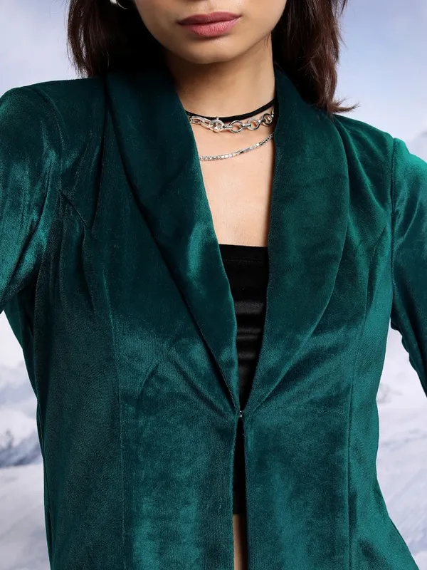 Solid Regular Fit Blazer