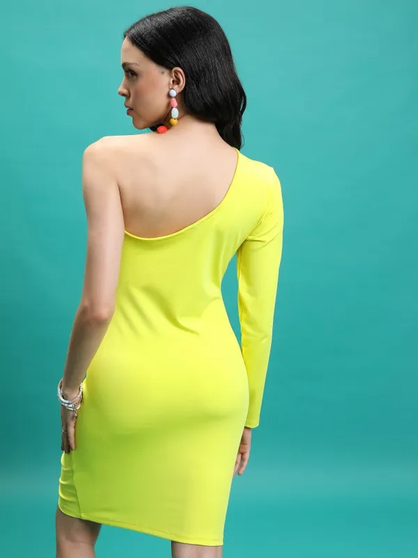 Solid Bodycon Dress