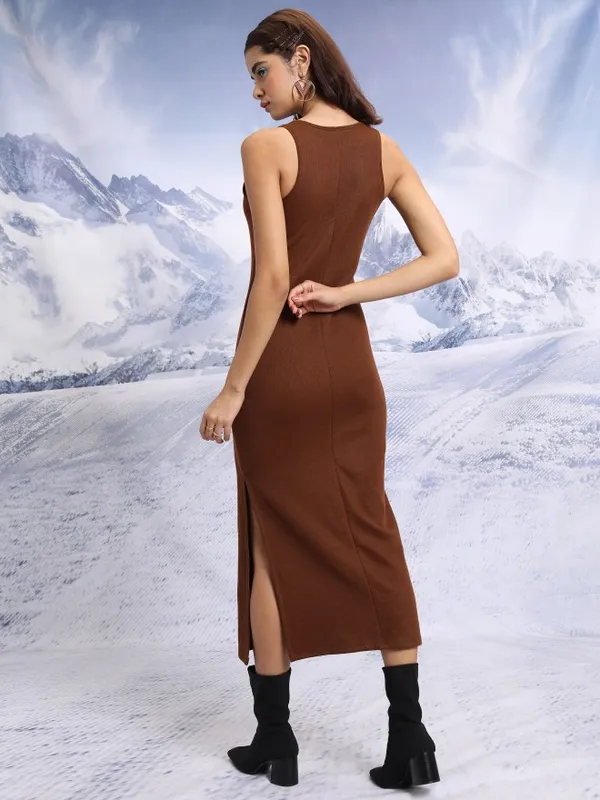 Solid Maxi Dress