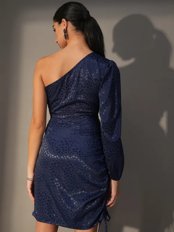  Tokyo Talkies Women Navy Blue Solid Bodycon Dresses