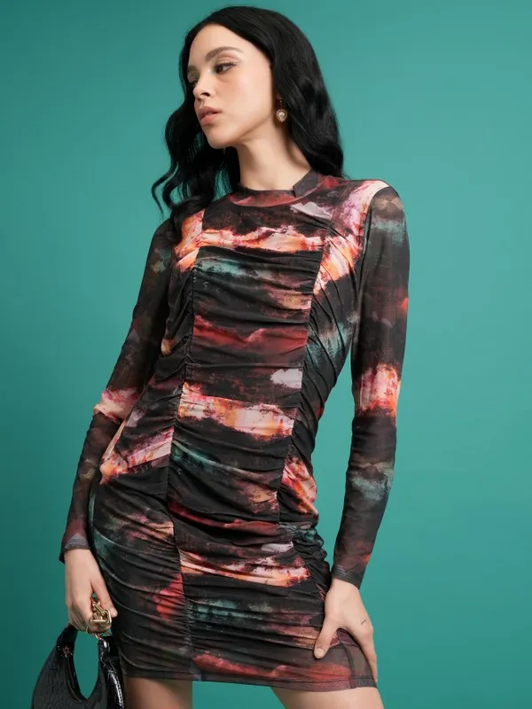 Printed Bodycon Dress
