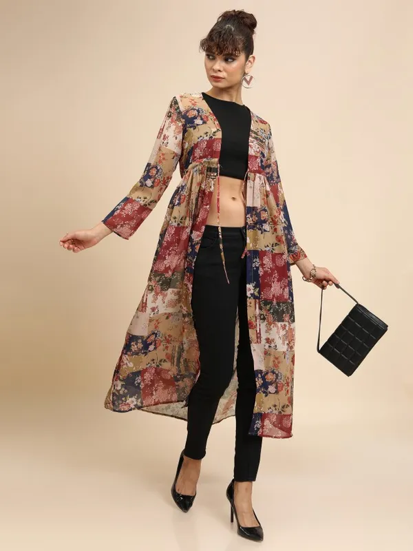 Women Printed Shrug