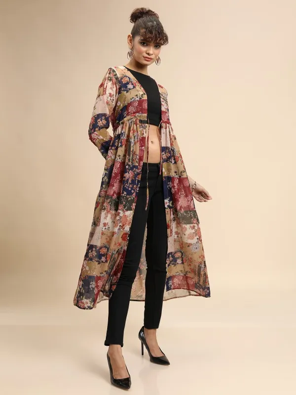 Women Printed Shrug
