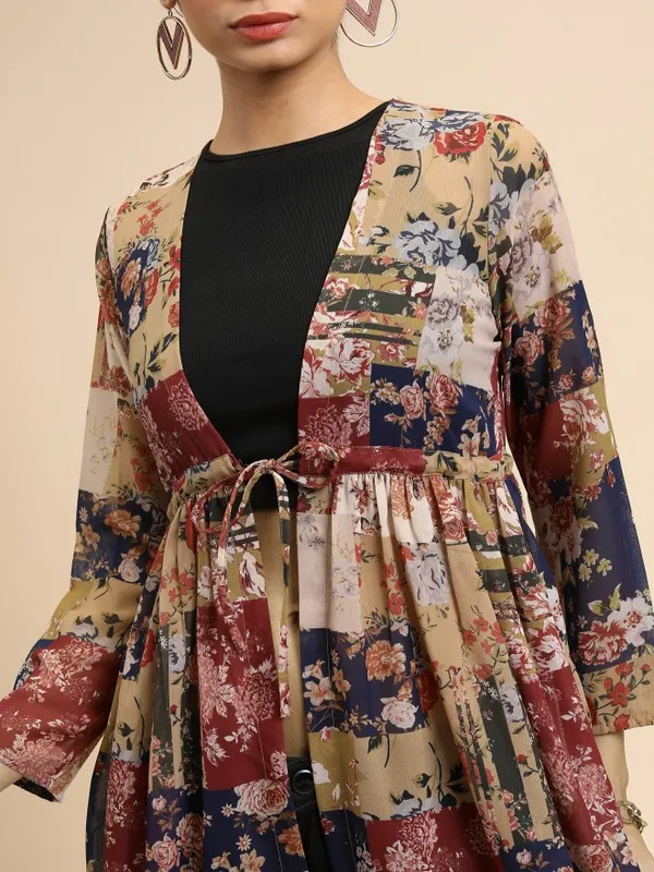 Women Printed Shrug
