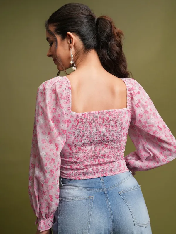  Tokyo Talkies Women White Printed Regular Tops
