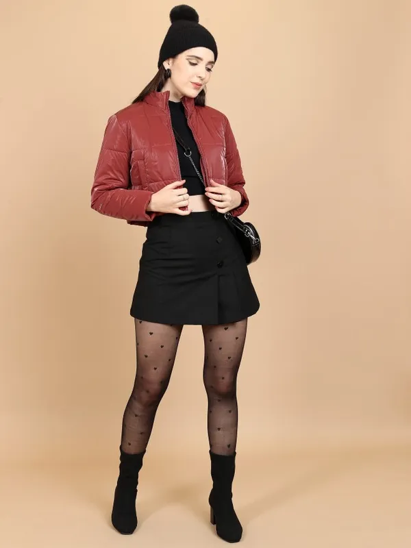 Women Solid Jacket