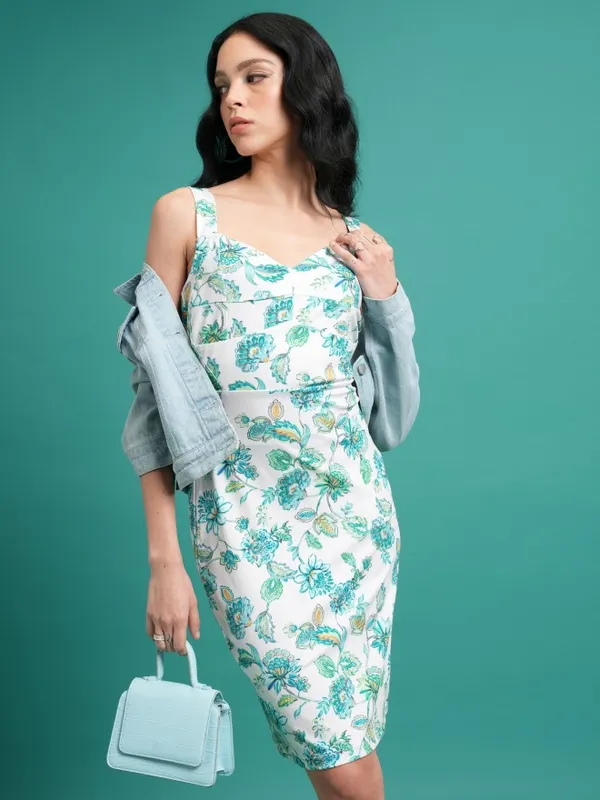 Printed Bodycon Dress