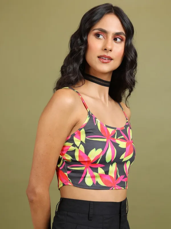 Tokyo Talkies Women Pink Printed Tank Top