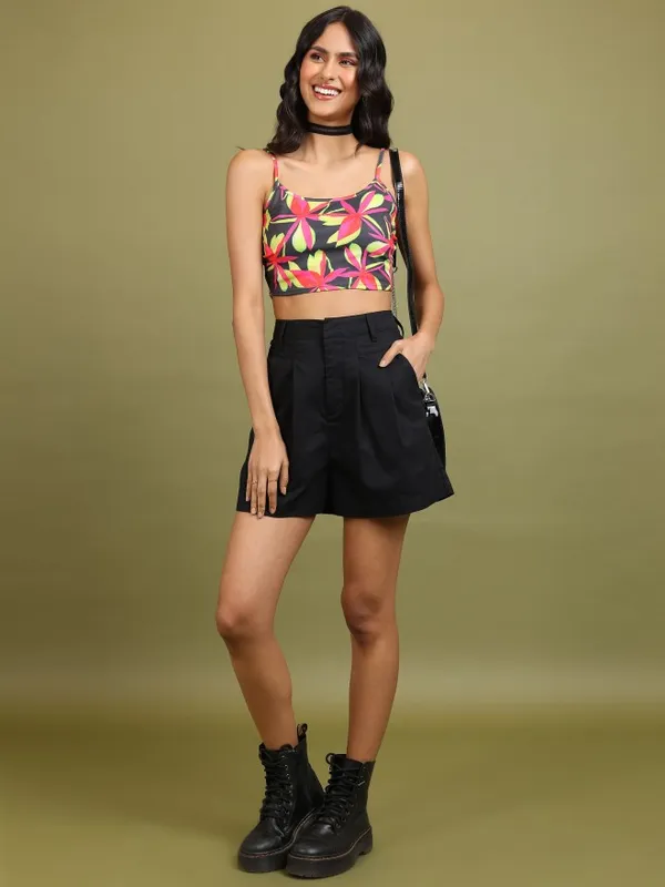 Tokyo Talkies Women Pink Printed Tank Top