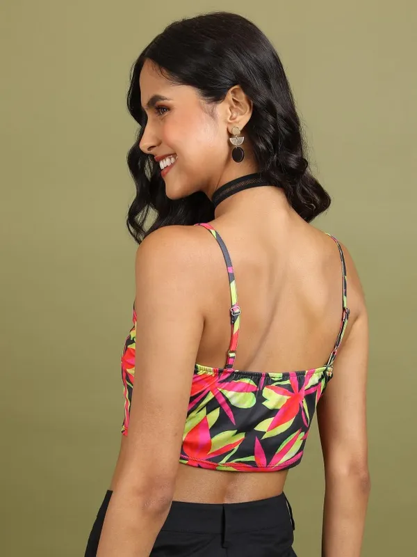 Tokyo Talkies Women Pink Printed Tank Top