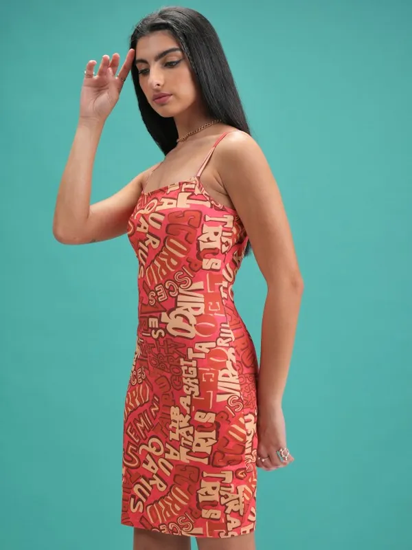 Bodycon Printed Dress