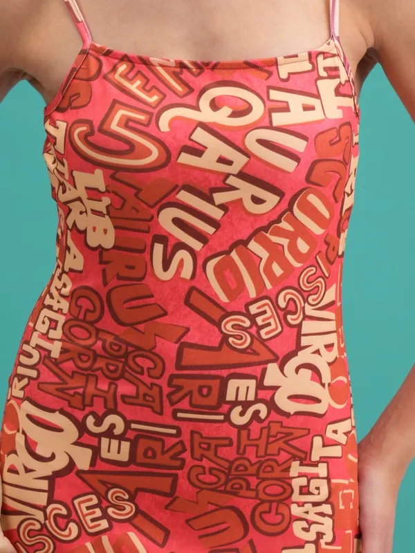 Bodycon Printed Dress