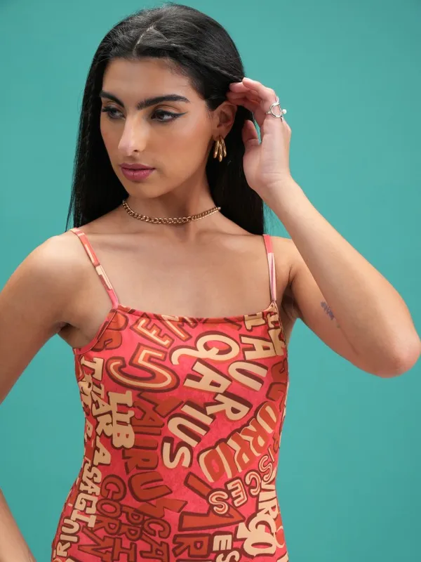 Bodycon Printed Dress