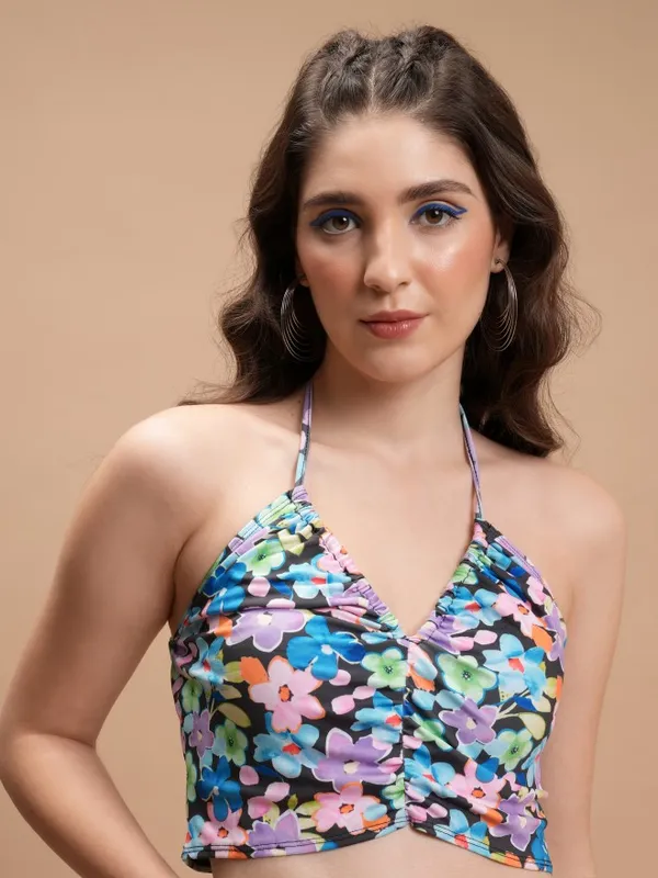 Tokyo Talkies Women Black Top With Trouser