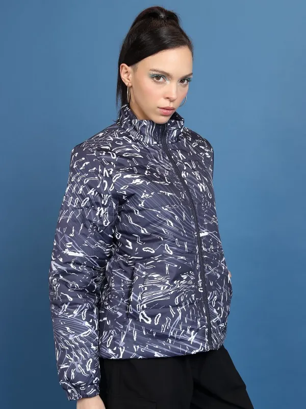  Tokyo Talkies Women Black Puffer Jacket Jackets