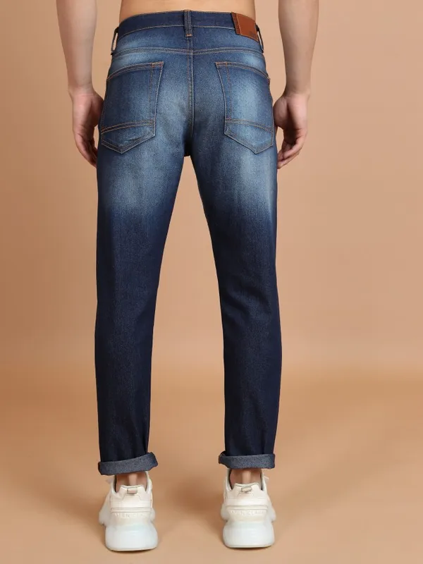  Highlander Men Blue Slim Fit Clean Look Jeans