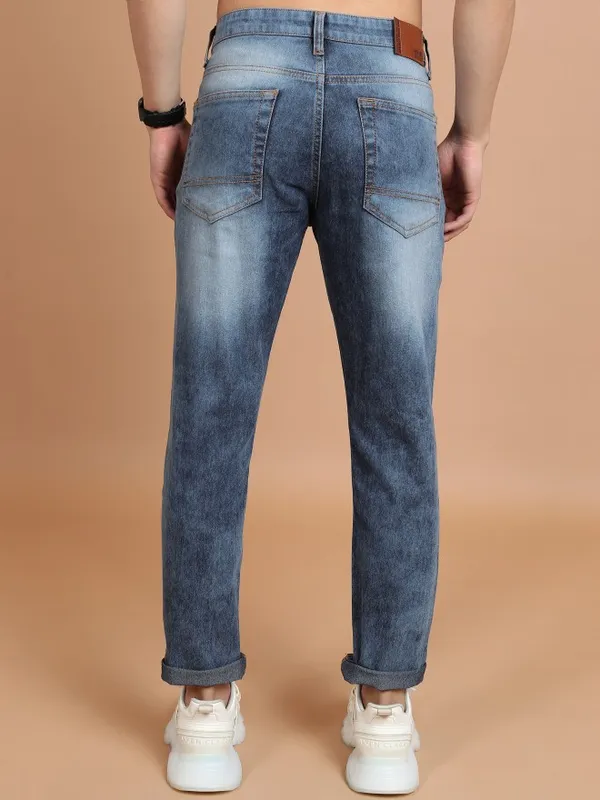  Highlander Men Blue Slim Fit Clean Look Jeans