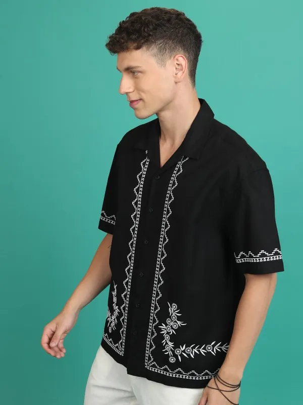 Men Oversized Fit Casual Shirt