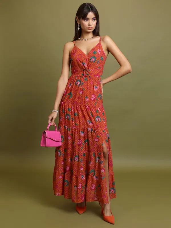 Printed Maxi Dress