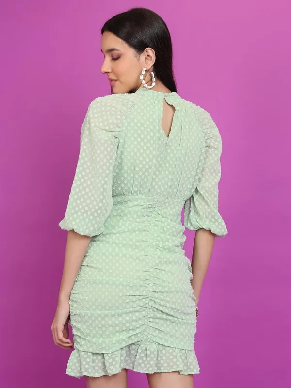 Self Design Wrap Dress