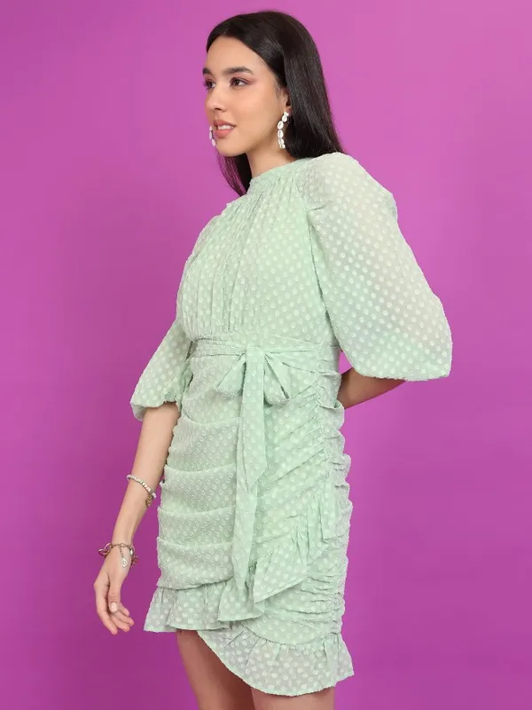 Self Design Wrap Dress