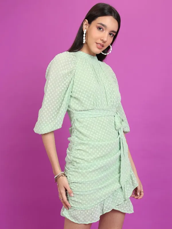 Self Design Wrap Dress